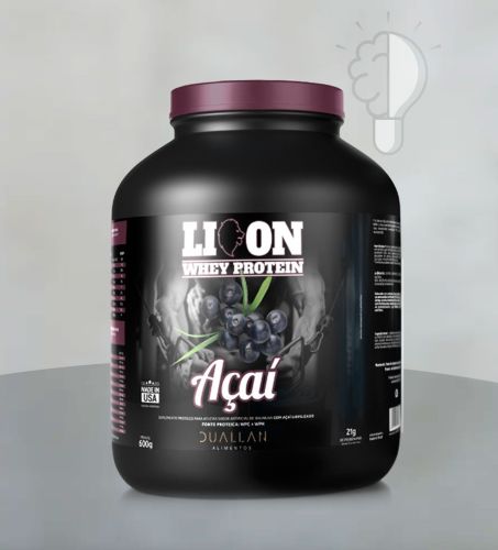 Lion Whey protein com açaí. Zero açúcares!