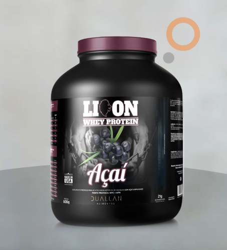Lion Whey protein com açaí. Zero açúcares!
